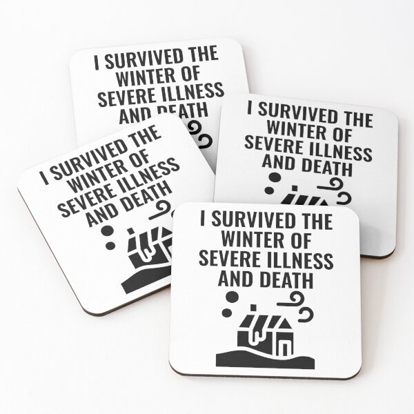 Item preview, I SURVIVED THE WINTER OF SEVERE ILLNESS AND DEATH designed and sold by Indra Agrawal.