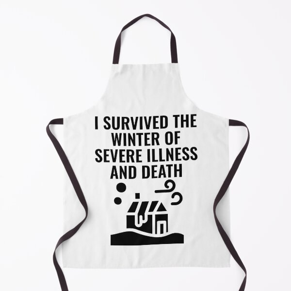 Item preview, I SURVIVED THE WINTER OF SEVERE ILLNESS AND DEATH designed and sold by Indra Agrawal.