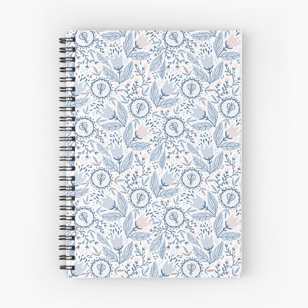 Item preview, Blue and Pink Floral Pattern designed and sold by ZestyFruit.