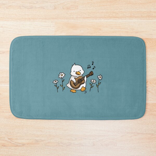 Item preview, duckling playing guitar in daisy flower designed and sold by Sophieeeeehu.