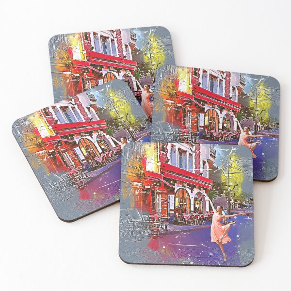 Item preview, Dancing on a road in Paris watercolor design!!! designed and sold by M-Infinite.