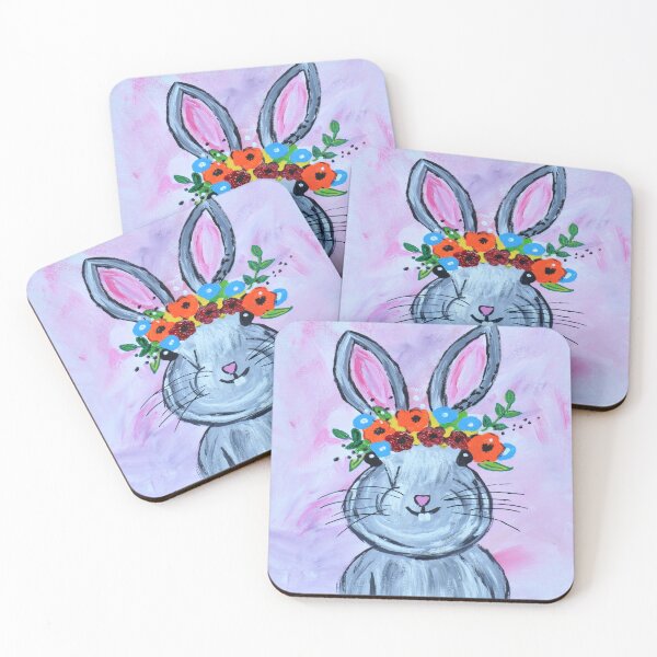 Item preview, Honey Bunny - Original artwork by Dody Denman designed and sold by MoxyMermaid.