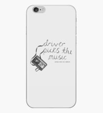 Driver Picks The Music Shotgun Shuts His Cakehole iPhone Case