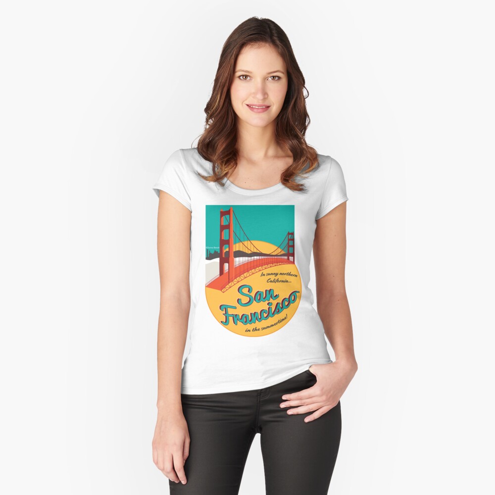 Item preview, Fitted Scoop T-Shirt designed and sold by sarina25.
