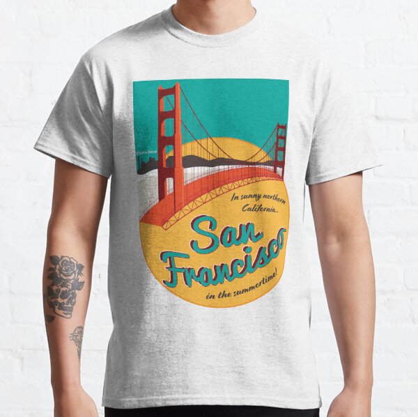 Retro San Francisco Sticker Classic T-Shirt
