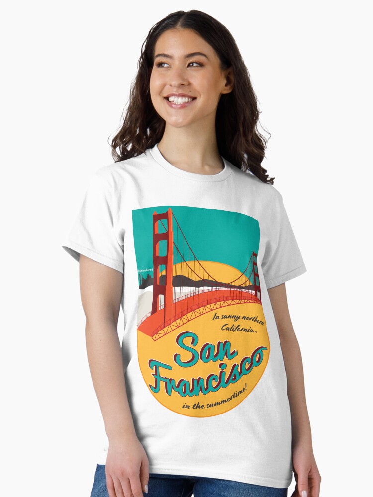 Thumbnail 2 of 7, Classic T-Shirt, Retro San Francisco Sticker designed and sold by sarina25.