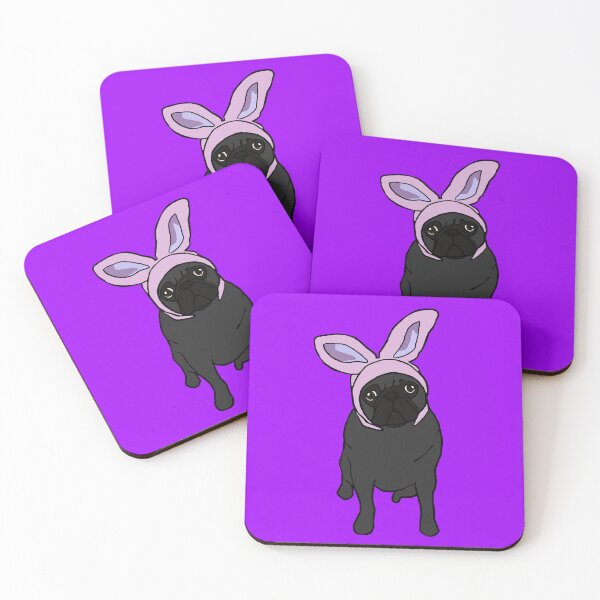 Item preview, Black Easter Pug  designed and sold by DolphinsDoodle.