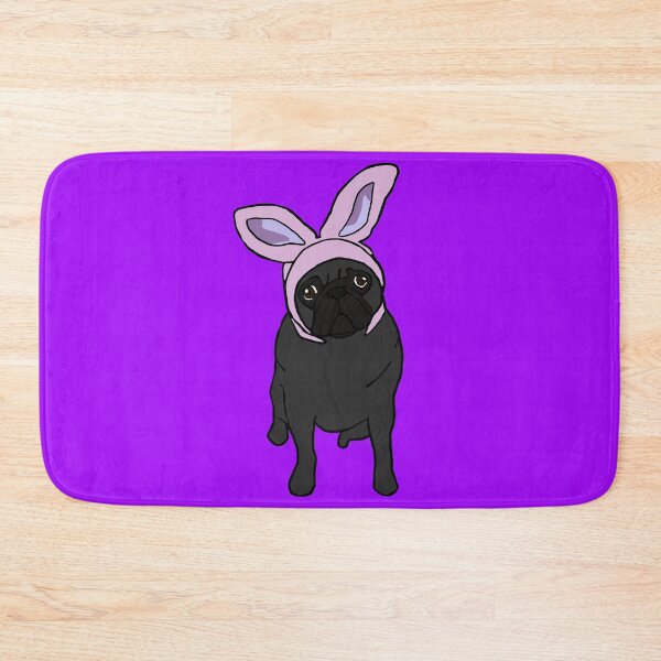 Item preview, Black Easter Pug  designed and sold by DolphinsDoodle.