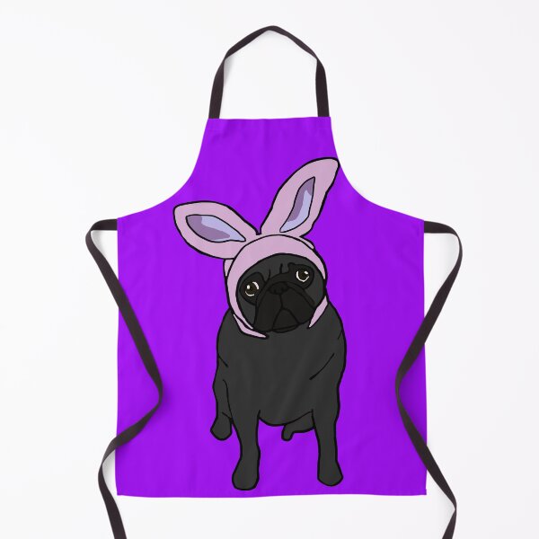 Item preview, Black Easter Pug designed and sold by DolphinsDoodle.