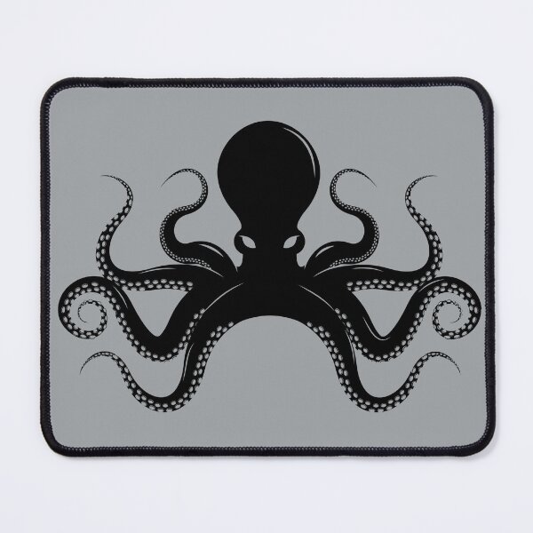 Item preview, Black Octopus Illustration designed and sold by cgroenewald.