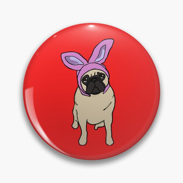 Item preview, Fawn Easter Pug designed and sold by DolphinsDoodle.