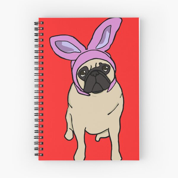 Item preview, Fawn Easter Pug designed and sold by DolphinsDoodle.