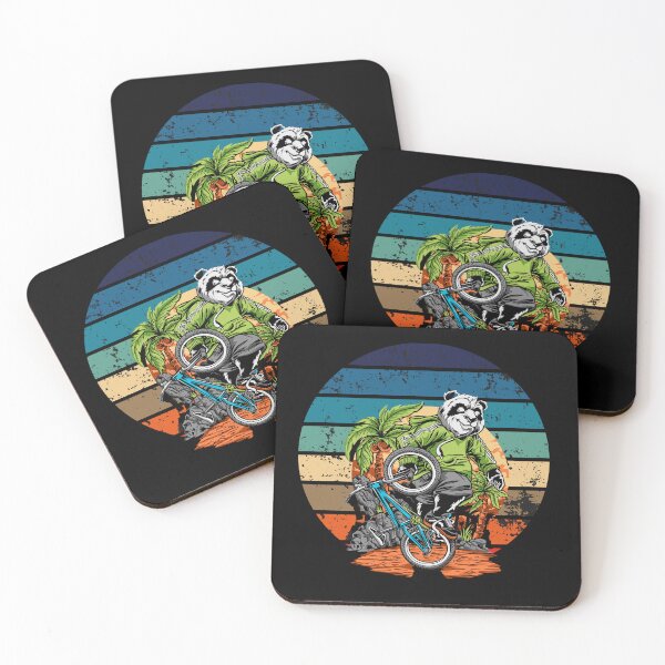 Item preview, Panda riding a bike designed and sold by SamXDesigns.