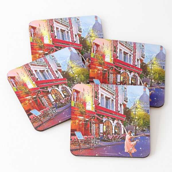 Item preview, Dancing on a road in Paris watercolor design cause anything is possible designed and sold by M-Infinite.