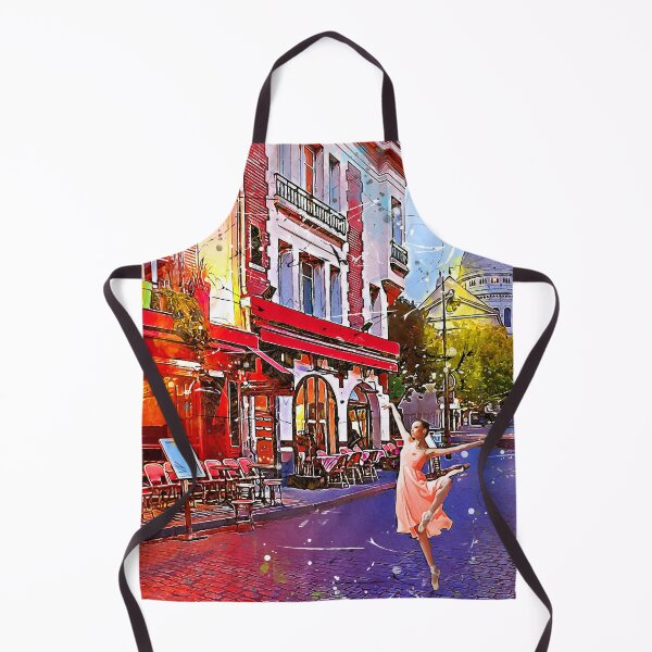 Item preview, Dancing on a road in Paris watercolor design cause anything is possible designed and sold by M-Infinite.