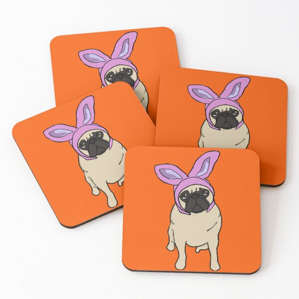 Item preview,  Fawn Easter Pug designed and sold by DolphinsDoodle.