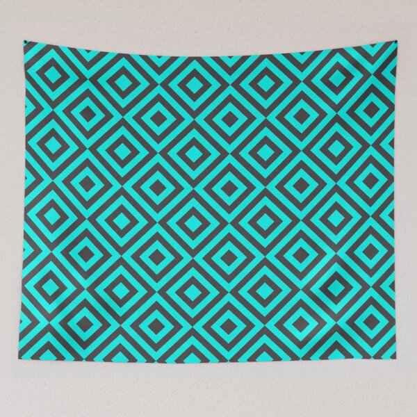 Item preview, Inverted Diamond Repeating Pattern - Blue designed and sold by not-just-a-fad.