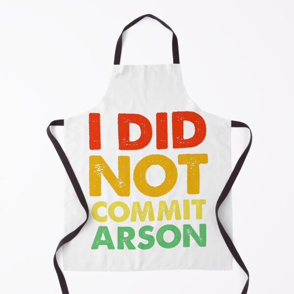 Item preview, Vintage I did not commit arson designed and sold by pedrolealmkt.