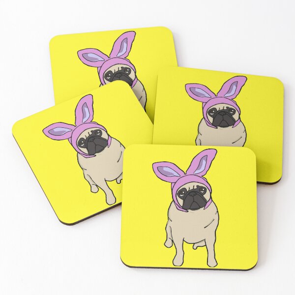 Item preview, Fawn Easter Pug designed and sold by DolphinsDoodle.