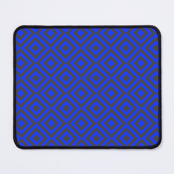 Item preview, Inverted Diamond Repeating Pattern - Blue 3 designed and sold by not-just-a-fad.