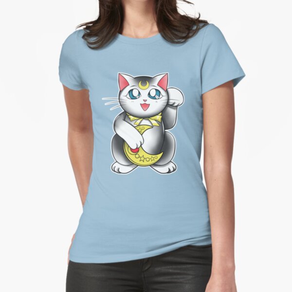Lucky Venusian Cat Fitted T-Shirt