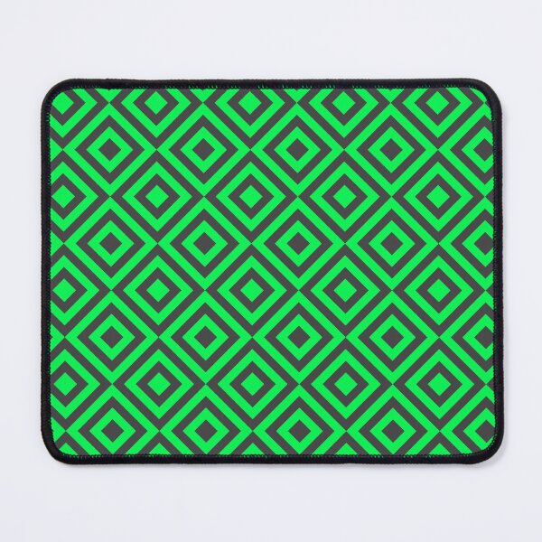 Item preview, Inverted Diamond Repeating Pattern - Green designed and sold by not-just-a-fad.