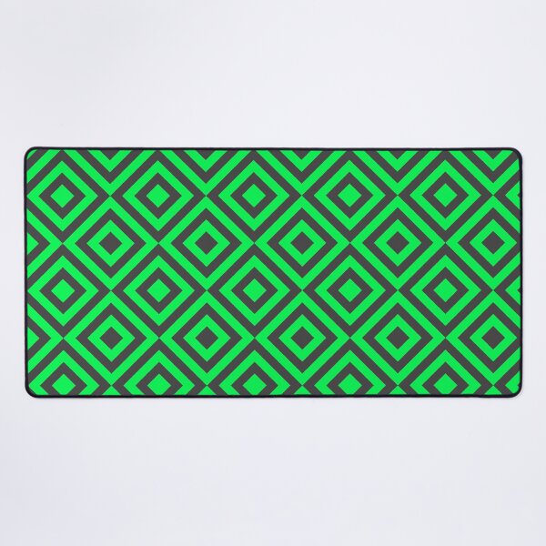 Item preview, Inverted Diamond Repeating Pattern - Green designed and sold by not-just-a-fad.