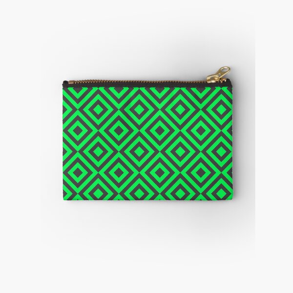 Item preview, Inverted Diamond Repeating Pattern - Green designed and sold by not-just-a-fad.