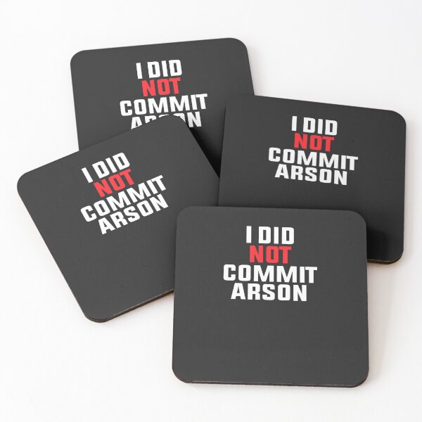 Item preview, I Did Not Commit Arson designed and sold by FantasticBee.
