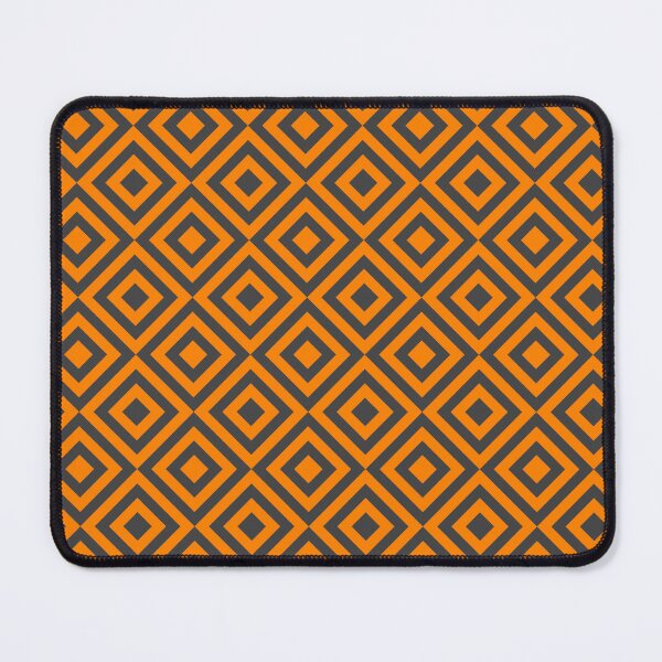 Item preview, Inverted Diamond Repeating Pattern - Orange designed and sold by not-just-a-fad.