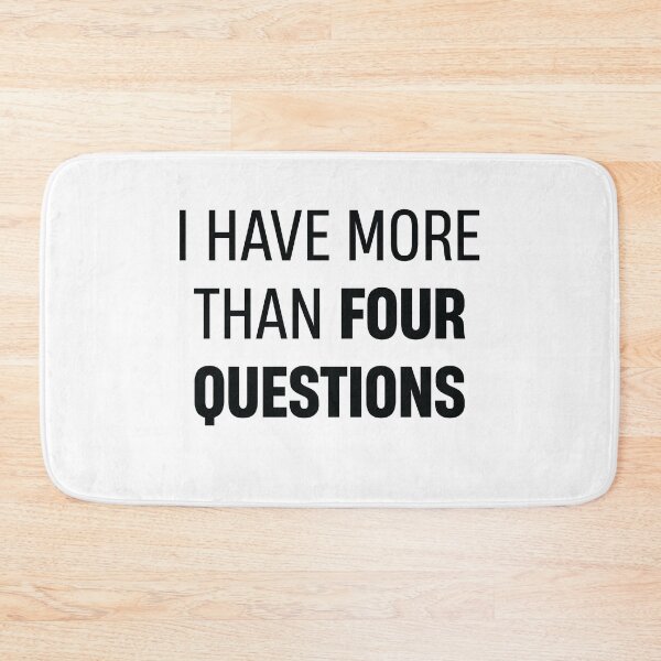 Item preview, Funny Passover Seder I Have More Than Four Questions designed and sold by TheMattDesigns.