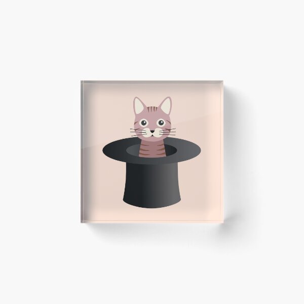 Item preview, Cute Tabby Cat in a Top Hat designed and sold by OutOfNowhere.