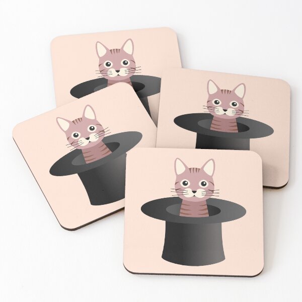 Item preview, Cute Tabby Cat in a Top Hat designed and sold by OutOfNowhere.
