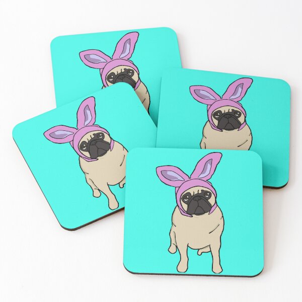 Item preview,  Fawn Easter Pug designed and sold by DolphinsDoodle.