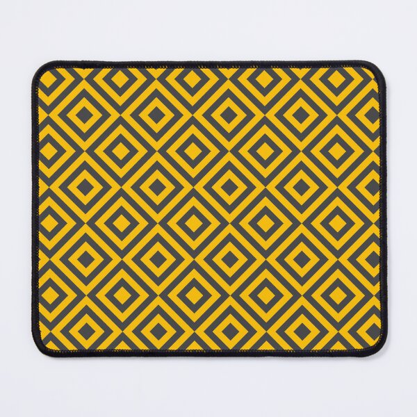 Item preview, Inverted Diamond Repeating Pattern - Yellow designed and sold by not-just-a-fad.
