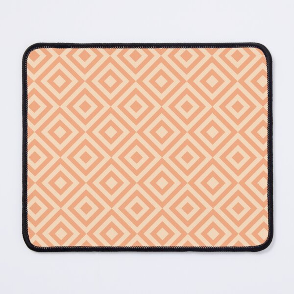 Item preview, Inverted Diamond Repeating Pattern - Pastel Orange designed and sold by not-just-a-fad.