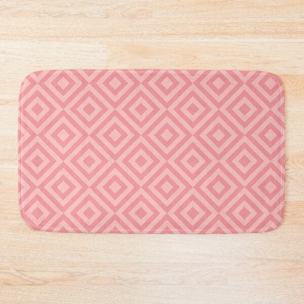 Item preview, Inverted Diamond Repeating Pattern - Pastel Pink designed and sold by not-just-a-fad.