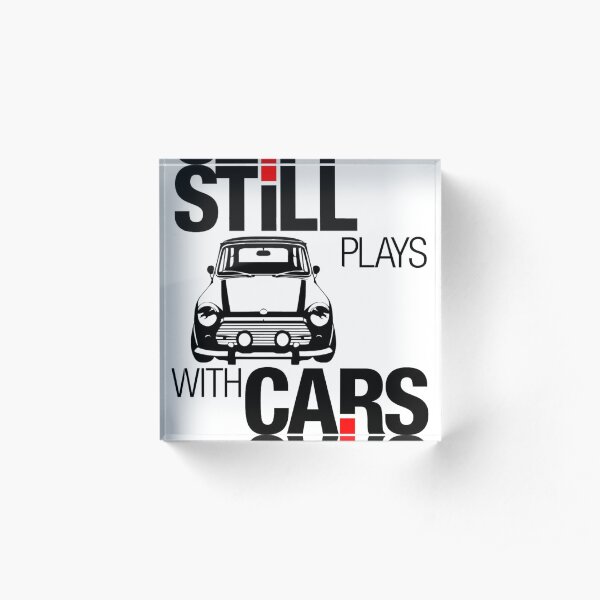 Still plays with mini cars Acrylic Block