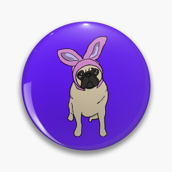 Item preview,  Fawn Easter Pug designed and sold by DolphinsDoodle.
