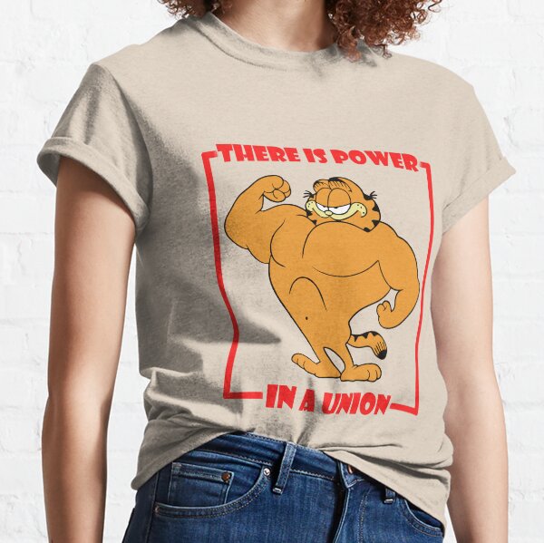Garfield power in a union Classic T-Shirt