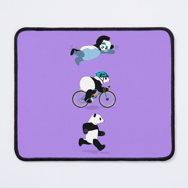 Item preview, Triathlon Panda - Lavender designed and sold by grumpyteds.