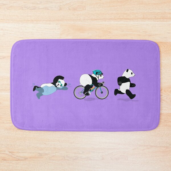 Item preview, Triathlon Panda - Lavender designed and sold by grumpyteds.