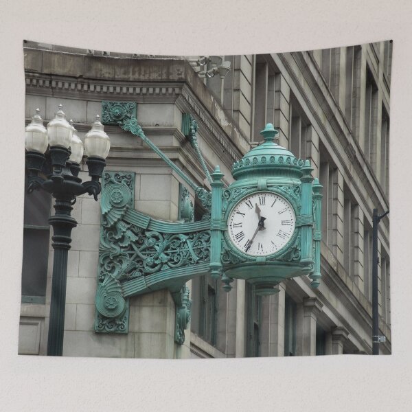 Item preview, Marshall Fields Clock State Street Chicago Illinois designed and sold by BGGretchen.