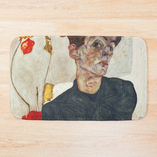 Item preview,  Self Portrait with Physalis by Egon Schiele 1914  designed and sold by TeeARTHY.