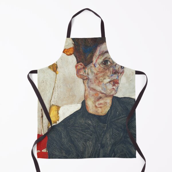 Item preview, Self Portrait with Physalis by Egon Schiele 1914 designed and sold by TeeARTHY.