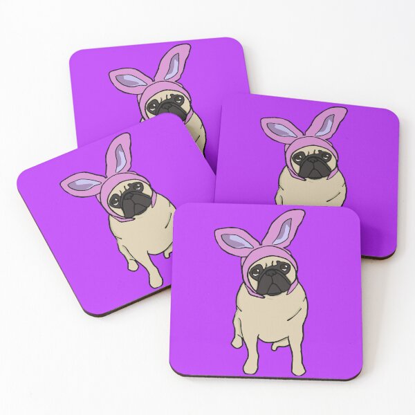 Item preview, Fawn Easter Pug designed and sold by DolphinsDoodle.