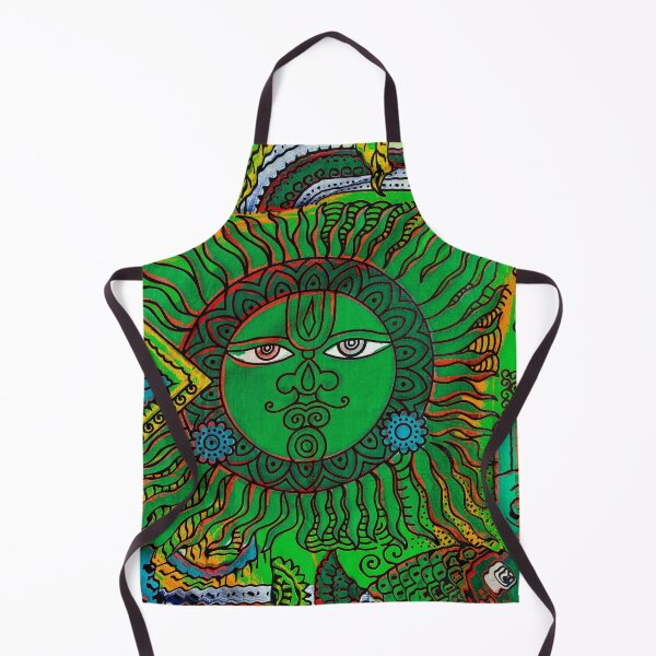 Item preview, Green Sun God Mask designed and sold by Tony Mumolo.