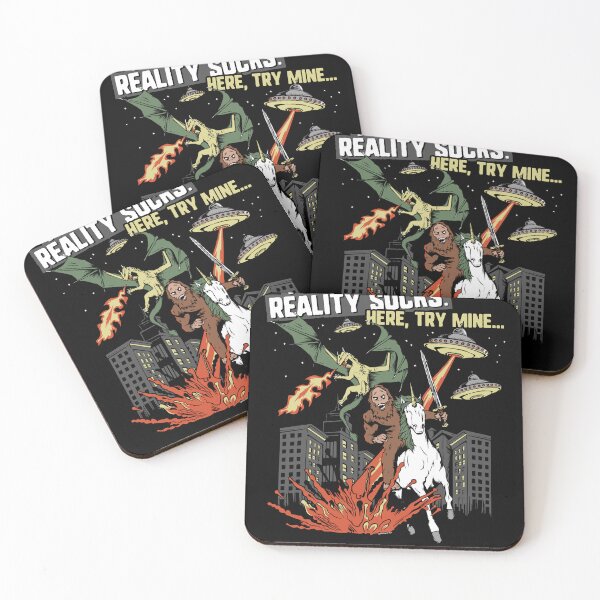 Item preview, Bigfoot, Unicorns & Dragons designed and sold by Nerd Shizzle.