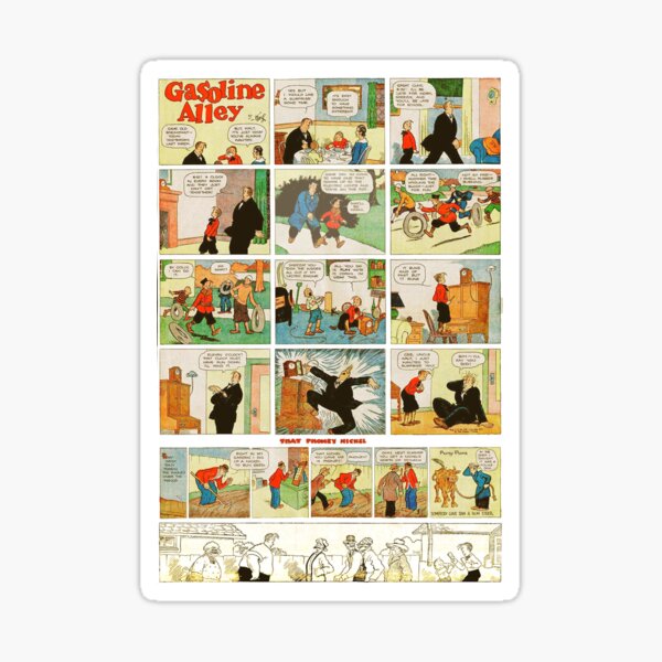 Artikel-Vorschau von Comic-Seite - Gasoline Alley - Vintage Art, designt und verkauft von RickE.
