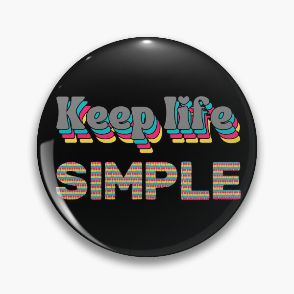 Item preview, Keep life simple - Retro colors designed and sold by SalxSal.